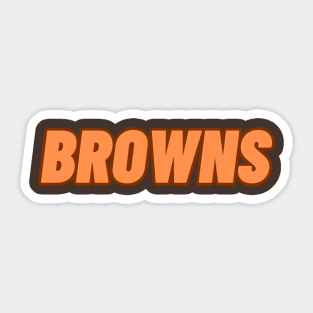 browns Sticker